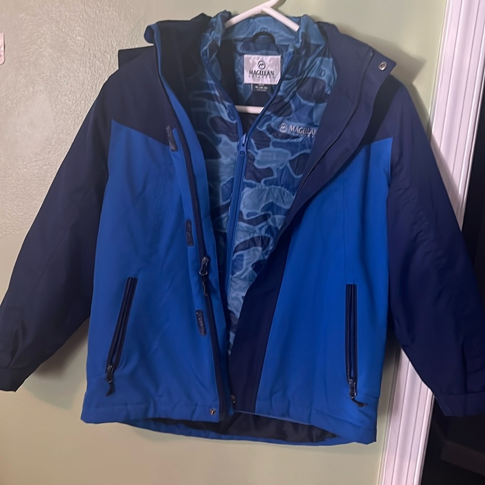 Magellan outdoors boys jacket 2 in one Size M 10-12